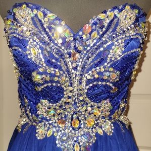 Alyce Paris Royal Blue Prom Dress